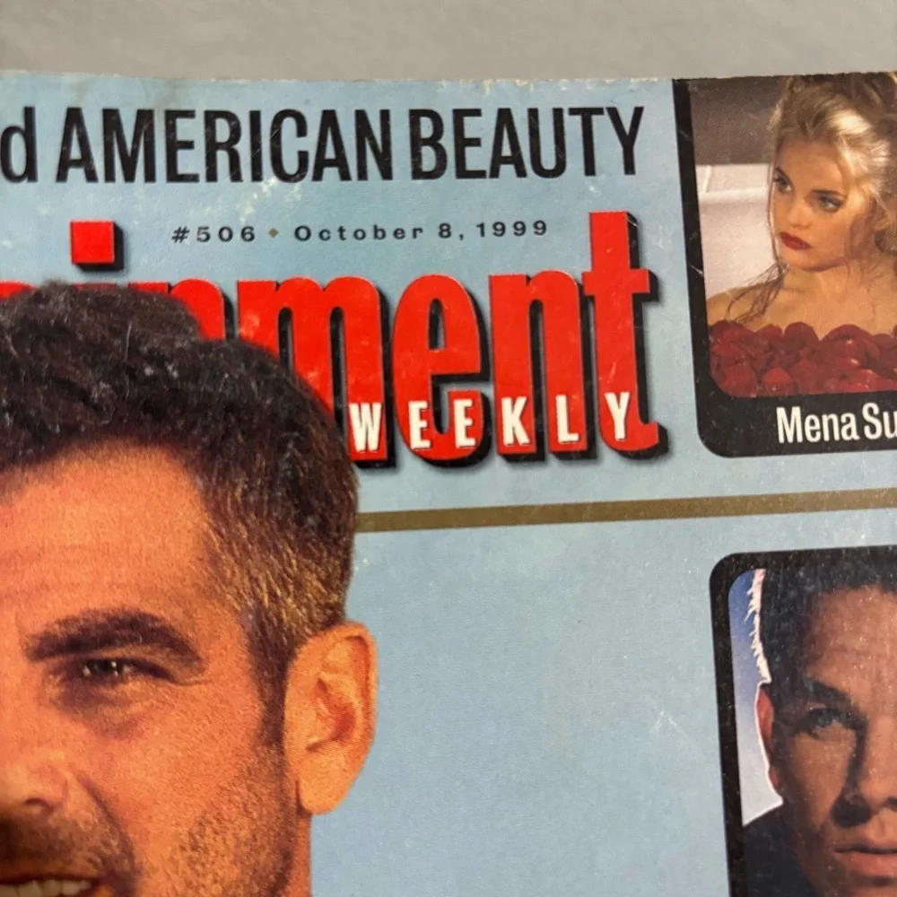 Four Vintage Entertainment Weekly Magazine Collection from the 1990’s
